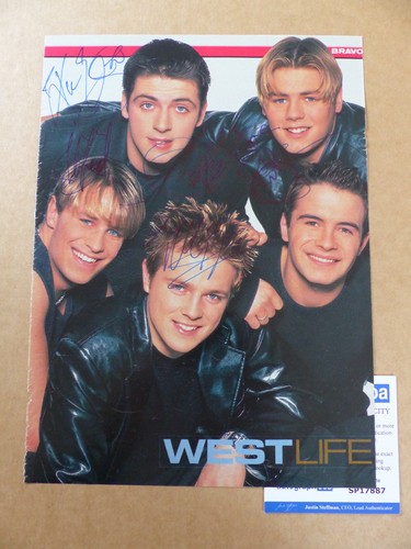 Westlife signed autograph - signed,