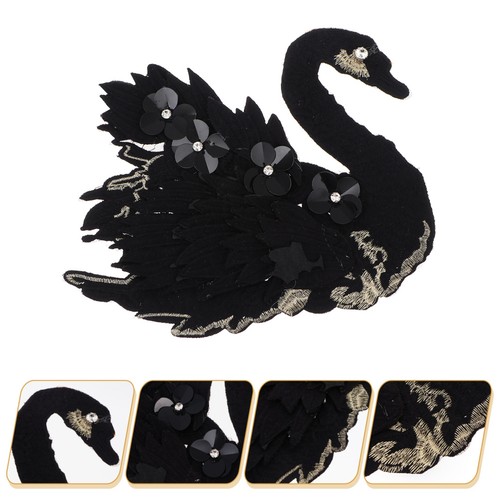 Swan patches applique - swan,