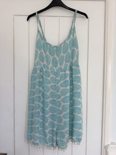 Ladies teal blue leaf - ladies,