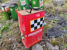 Vintage Oil Can Gallon Freedom