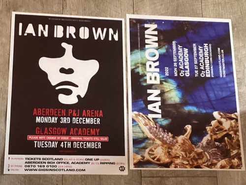 Ian brown concert - ian, posters