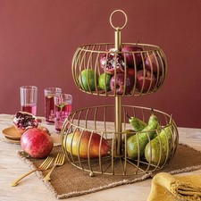 Over & Back 2 Tier Wire Fruit