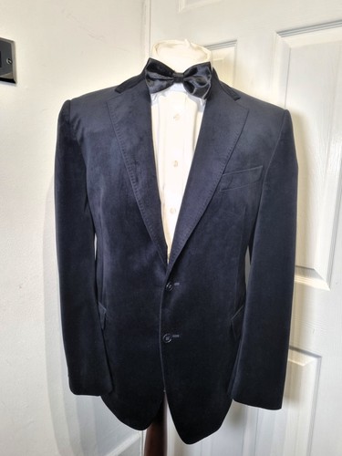 Navy velvet tuxedo - velvet, smoking