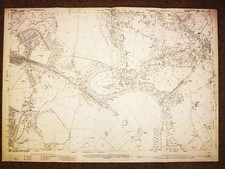 Gloucestershire old map history Bristol St Annes Park, Broom Hill Conham, Hanham