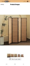 4 Panel Bamboo Room Divider