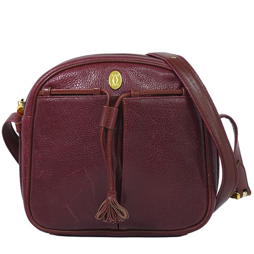 Cartier must leather shoulder - leather,