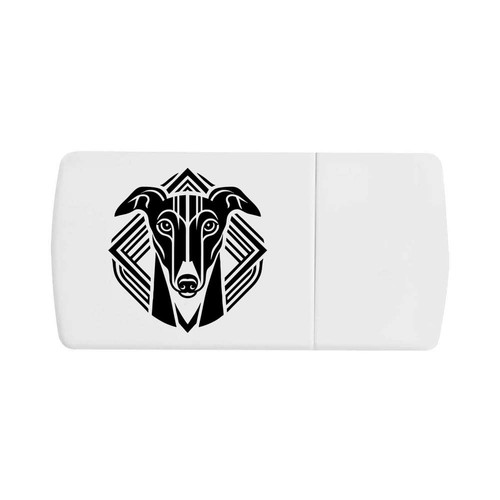 Art deco greyhound pill - greyhound',