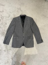 Houndstooth Mens Suit Jacket, Size 40R