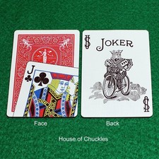 Jack of Clubs Overlap Red Back