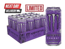 Monster Energy Drinks ULTRA VIOLET  ZERO SUGAR (pack of 12) Can 500ml