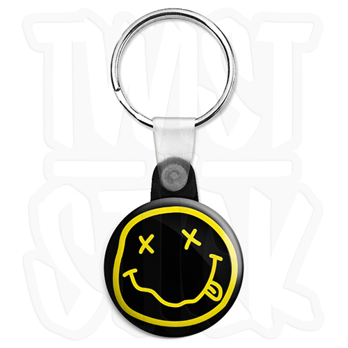 Nirvana band smiley 25mm - smiley,