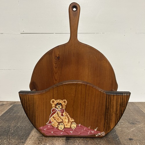 Vintage wooden hand painted - wooden,