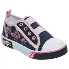GIRLS TRAINERS CANVAS SHOES |