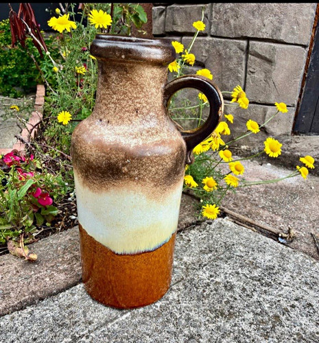 Vintage scheurich floor vase - vintage,