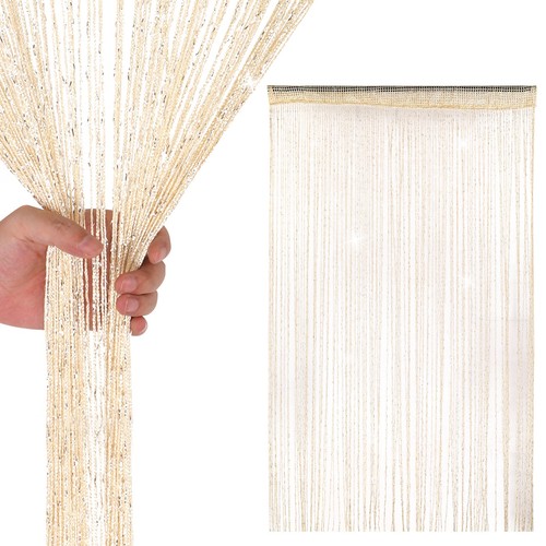 String curtain panels door fly - door,