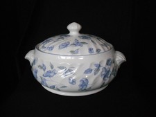 BHS Bristol Blue Vegetable Tureen Serving Dish With Lid Used Vintage