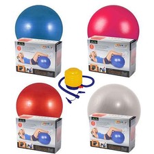 65 CM GYM YOGA BALL EXERCISE SWISS FITNESS PREGNANCY BIRTHING ANTI BURST + PUMP
