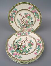 6 Indian Tree Plates. Salad Dessert Starter Set. Myott Son. 6590. Vintage 7.75"