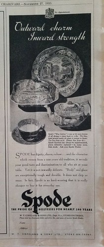 1935 spode blue italian - 1935,
