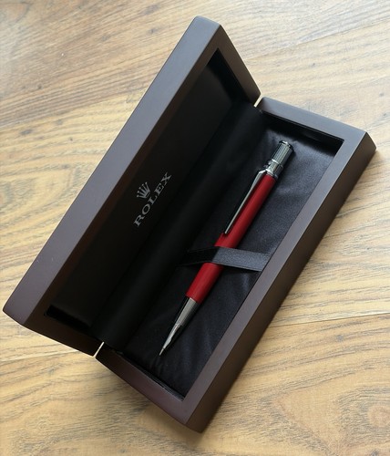 Rolex silver red ballpoint - red,
