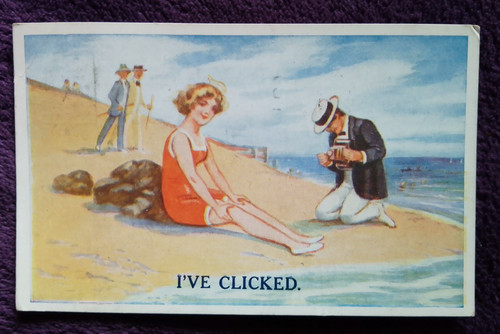 Vintage novelty postcard ve - vintage, postcard-i've