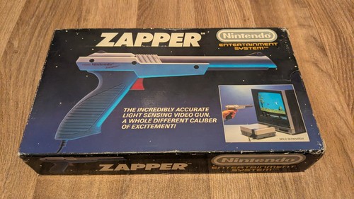 Nintendo nes zapper grey light - nes,