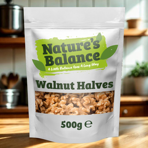 Raw walnut halves - halves, 1kg