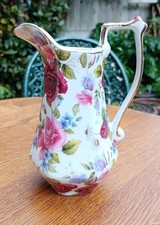 Floral chintz small jug - small,