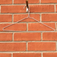 10 x White Metal Wire Plain