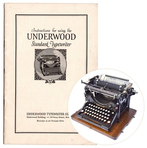 Underwood typewriter - underwood, no.4