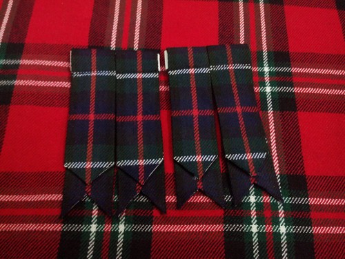 Scottish kilt flashes - tc,