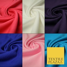 Luxury Plain Stretch Ponti Ponte Roma Jersey Fabric 60" Dress Skirt Knit Craft