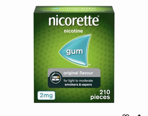 Nicorette chewing gum - gum, original