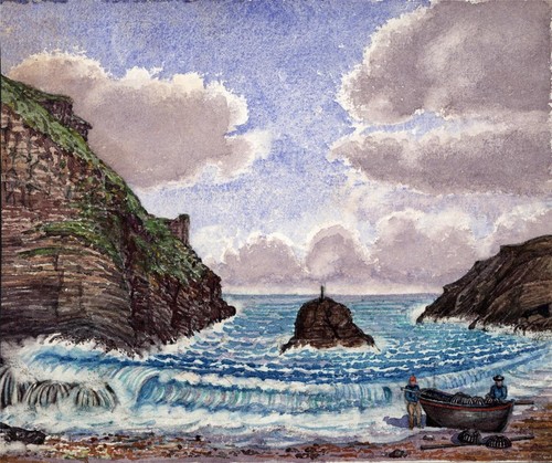 Coastal landscape possibly - coastal,