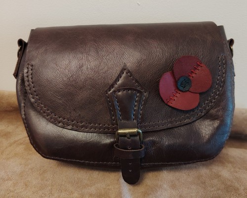 Handmade brown leather saddle - brown,