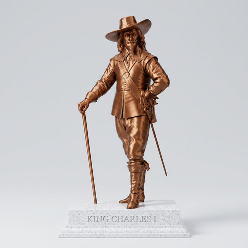 King charles statue - king,