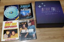 Star Trek Memorabilia Book Bundle Inc Federations First 150 Years & To Boldly Go