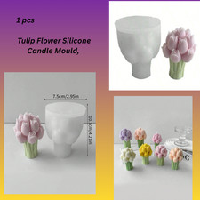 Tulip3d flower silicone - 1,