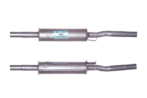 Exhaust silencer centre - exhaust,