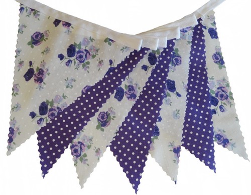 Bunting lilac roses purple - roses, &