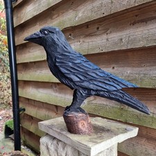 Chainsaw Carved  Crow / Raven