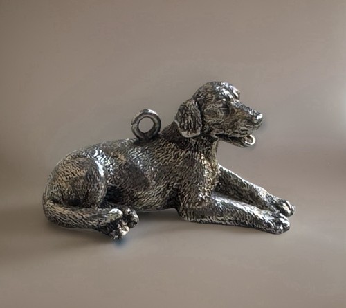 Sterling silver 925 - silver, dog