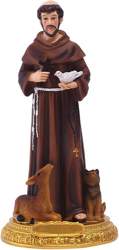 Francis assisi statue - of, |