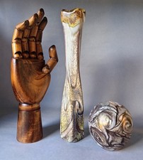 Maltese Gozo Art Glass Vase &