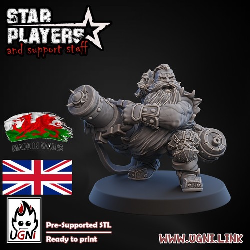 Dwarf with cannon fantasy - with,