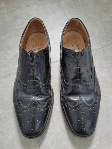 Loake black leather oxford - loake,
