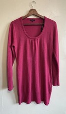 Papaya Long Sleeved Jumper Size 12 Pink Round Neck Cotton Blend Women's Casual