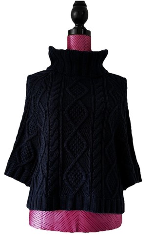 Gap navy blue cable knit - navy,