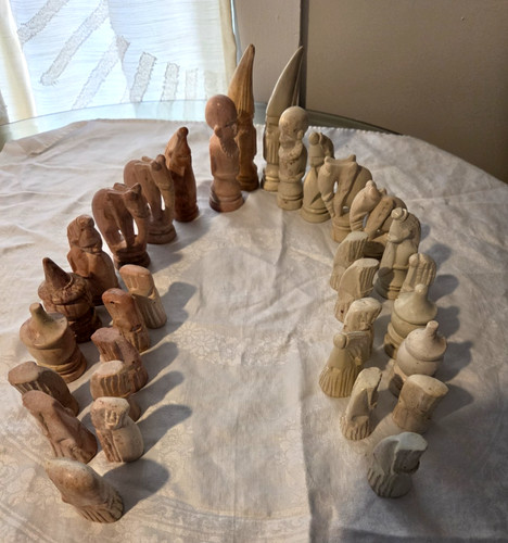 Vtg brutalist hand - vtg, carved