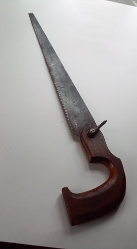 Antique pad keyhole saw - antique,